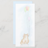 誕生日ピカフラットカード (正面/裏面)