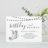 誕生日ピクニックパーティの招待状 招待状 (スタンド正面)