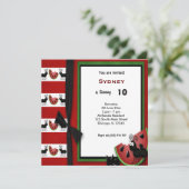 誕生日ピクニック 招待状 (スタンド正面)