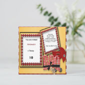 誕生日ピクニック 招待状 (スタンド正面)