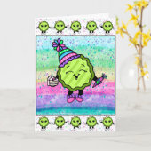 誕生日ピクル | おもしろい Pickle カード (黄色い花)