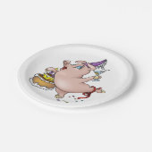 誕生日ピグパートリング ペーパープレート (アングル)