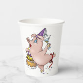 誕生日ピグパートリング 紙コップ (正面)