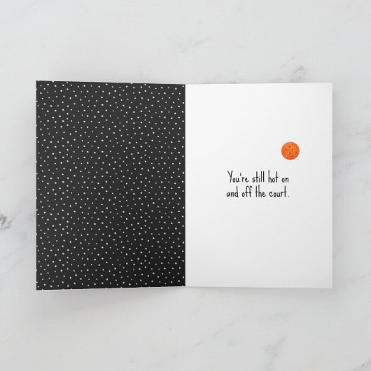 誕生日ピックボールスティックフィギュア カード (内部)