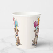 誕生日ピットブルドッグ 紙コップ (右)