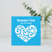 誕生日ピュアブルーハートCC1220が好きな人 カード (スタンド正面)