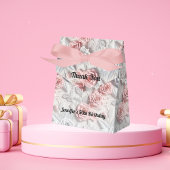 誕生日ピンクの白い花 フェイバーボックス