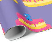 誕生日ピンクケーキ2 ラッピングペーパー (ロールコーナー)