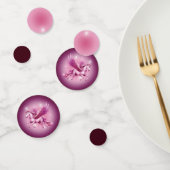 誕生日ピンクペガサスファンタジーデザイン コンフェッティ (グループ)