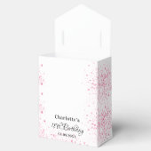 誕生日ピンクホワイトグリッター感謝していユー フェイバーボックス (オープン)
