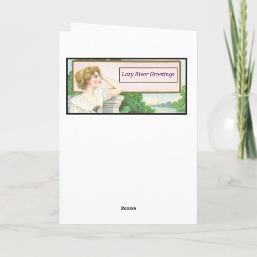 誕生日ピンクローゼスヴィレッツファインアートスチルライフ カード (裏面)