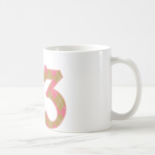 誕生日ピンク・キリン コーヒーマグカップ (右)