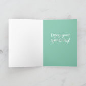 誕生日ピ素晴らしレネエスマウンテンドッグ カード (内部)