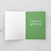 誕生日ピ素晴らしレネエスマウンテンドッグ カード (内部)