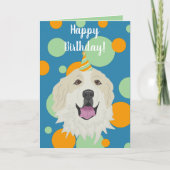 誕生日ピ素晴らしレネエスマウンテンドッグ カード (正面)