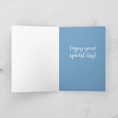 誕生日ピ素晴らしレネエスマウンテンドッグ カード (内部)