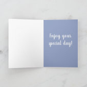 誕生日ピ素晴らしレネエスマウンテンドッグ カード (内部)