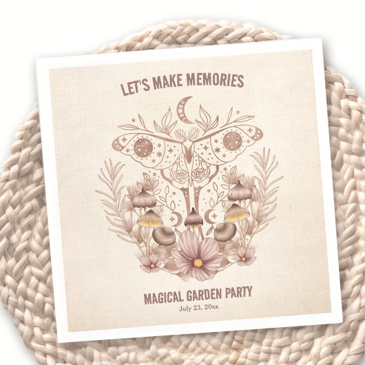 誕生日ファミリー懇親会マジカルシナルパーティー スタンダードカクテルナプキン