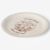 誕生日ファミリー懇親会マジカルシナルパーティー ペーパープレート (アングル)