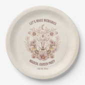 誕生日ファミリー懇親会マジカルシナルパーティー ペーパープレート (正面)