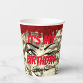 誕生日ファンシーパーティー18日 | 21日 | 40th | 50th 紙コップ (裏面)