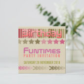 誕生日ファンタイム招待状 招待状 (スタンド正面)