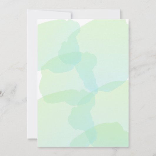 誕生日フィエスタメキシコスタイルグリーン 招待状 (裏面)