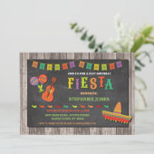 誕生日フィエスタメキシコハットパーティー招待状 招待状 (スタンド正面)