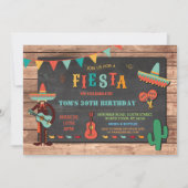 誕生日フィエスタメキシコハットパーティー招待状 招待状 (正面)