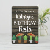 誕生日フィエスタ 招待状 (スタンド正面)