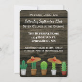 誕生日フィエスタ 招待状 (裏面)