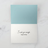 誕生日フィールドマウス着用耳飾り カード (内部)