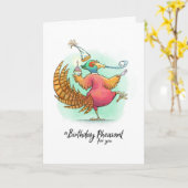 誕生日フェザントプンカード カード (黄色い花)