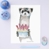 誕生日フェレット チラシ (シングル)