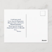 誕生日フォトカスタム ポストカード (裏面)