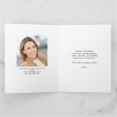 誕生日フォトコラージュ21写真任意の年齢カスタム カード (内部)