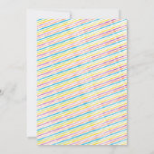 誕生日フォトトランポリンパーティの招待状 招待状 (裏面)