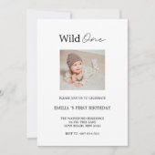 誕生日フォトボード 招待状 (正面)