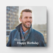 誕生日フォト写真カスタム フォトプラーク (正面)