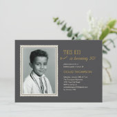 誕生日フォト招待状大人 招待状 (スタンド正面)