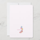 誕生日フォト招待状 招待状 (裏面)