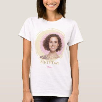 誕生日フォトTシャツ オーダーメイド 誕生日プレゼント Tシャツ