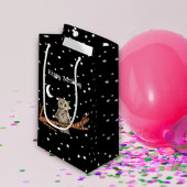 誕生日フクロウクリスタルネックレスブランチムーンスターズ スモールペーパーバッグ