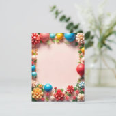 誕生日フラットカード (スタンド正面)