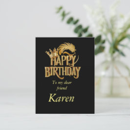誕生日フラットカード