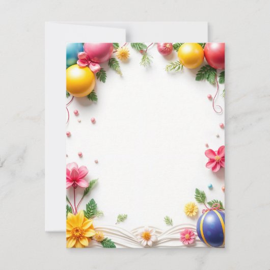 誕生日フラットカード (正面)