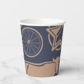 "誕生日フラバロ"ウェスタンカウボーイデイパーティー 紙コップ (裏面)