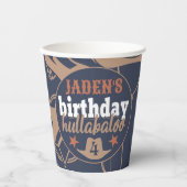 "誕生日フラバロ"ウェスタンカウボーイデイパーティー 紙コップ (正面)