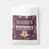 "誕生日フラバロ"ウェスタン女性のカーボーイパーティー フェイバーバッグ (正面)