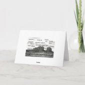 誕生日フランスのカード カード (裏面)